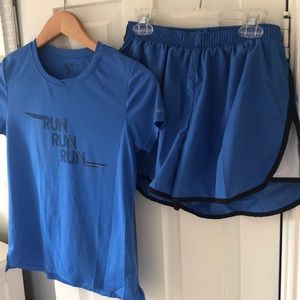 Champion runners athletic short set